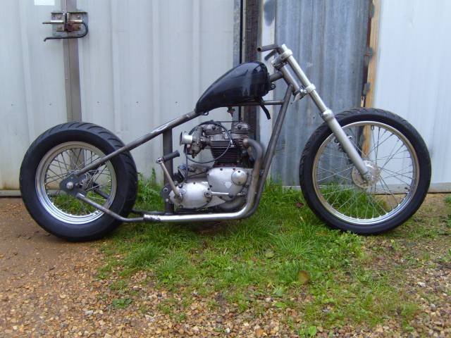 Hardtail on sale bobber frame